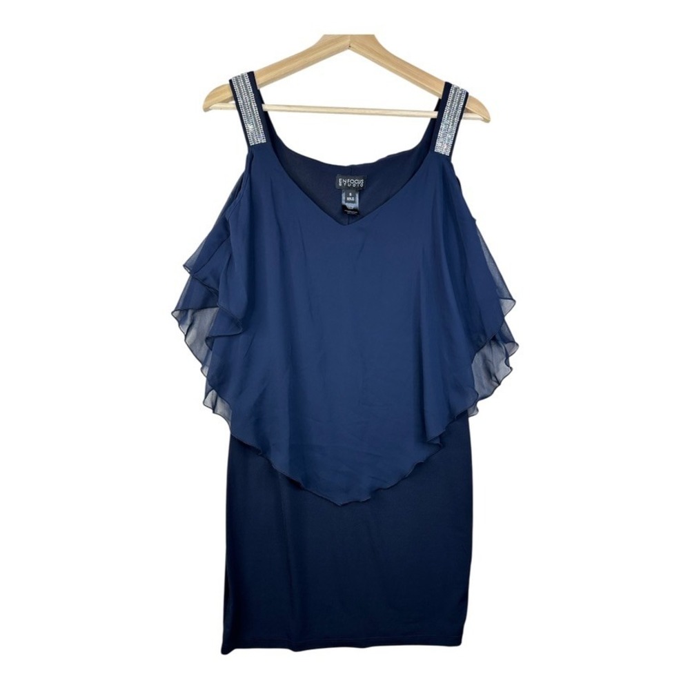 ENFOCUS Studio Women's Blue‎ Dress Size 6